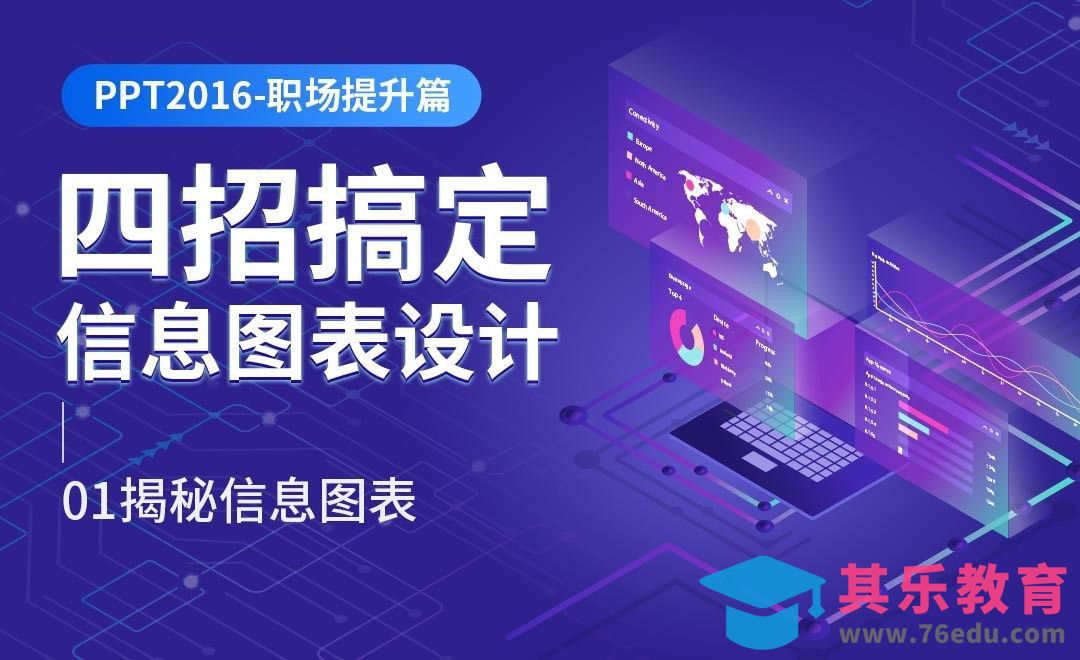 揭秘信息图表-四招搞定PPT信息图表设计[虎课网办公职场视频教程][办公职场教程全集MP4 ]-第1张图片-我要自学网