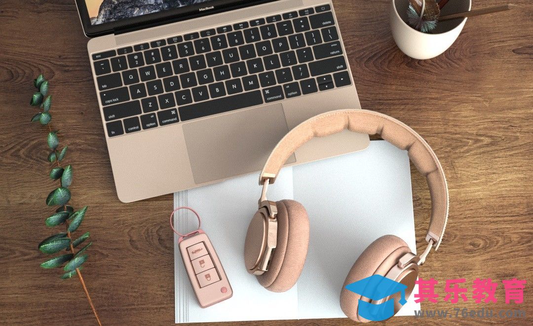 C4D+OC-写实耳机场景建模与渲染（上）[虎课网C4D设计视频教程][产品数码建模MP4教程全集 ]-第1张图片-我要自学网