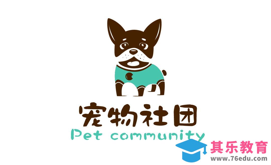 AI-宠物社团LOGO设计[虎课网品牌设计视频教程][logo包装设计教程全集MP4 ]-第1张图片-我要自学网