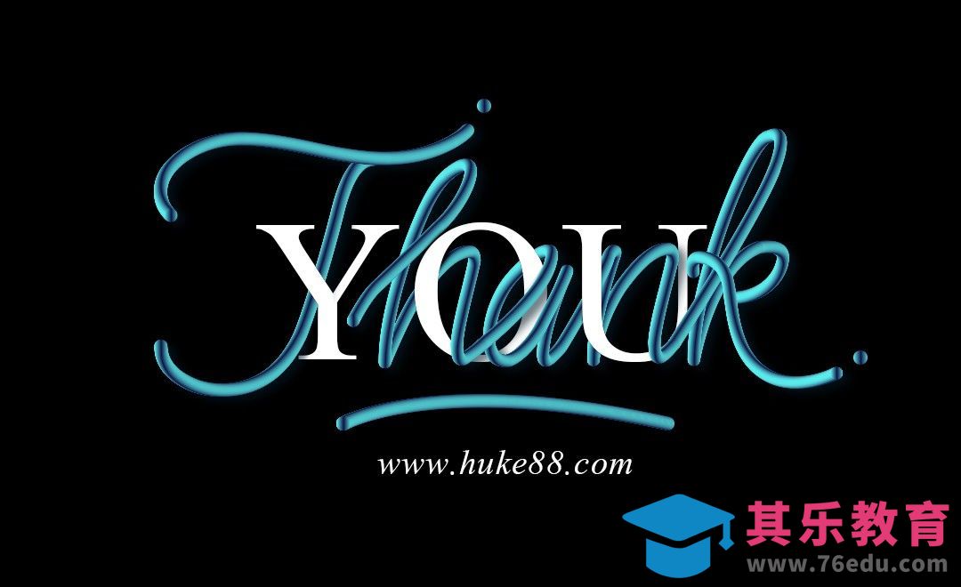 AI+PS-缠绕文字设计[虎课网平面设计视频教程][字体设计教程MP4高清全集 ]-第1张图片-我要自学网