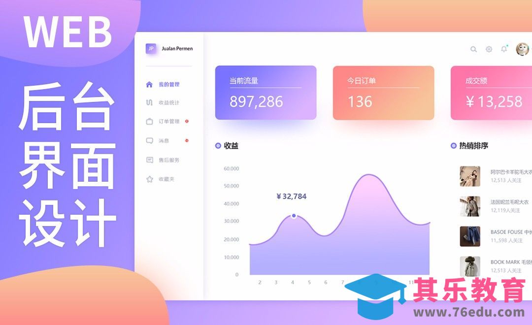 web-后台界面网页设计[虎课网UI设计视频教程][UI设计教程全集MP4 ]-第1张图片-我要自学网
