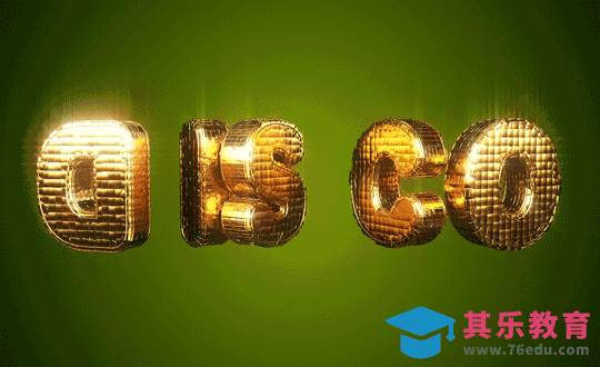 C4D-三维标题金色闪亮特效[虎课网影视动画制作视频教程][MP4影视拍摄教程全集 ]-第1张图片-我要自学网