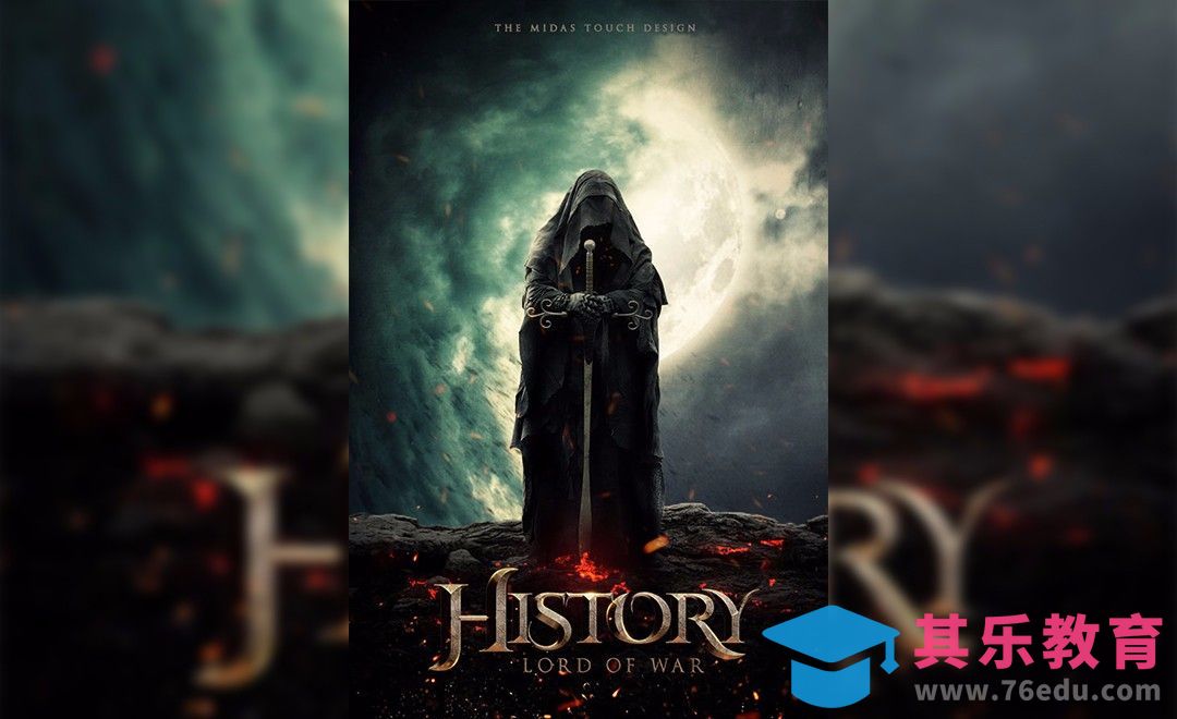 PS-黑暗使者-电影海报[平面设计视频教程][海报设计MP4高清全集 ]-第1张图片-我要自学网