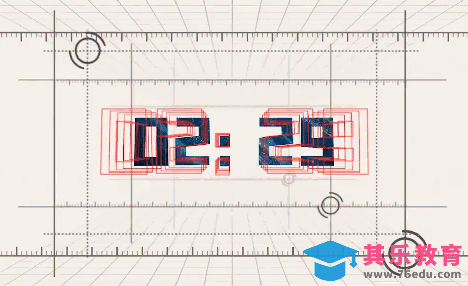 AE-网格标尺空间倒计时动画[虎课网影视动画制作视频教程][MP4影视拍摄教程全集 ]-第1张图片-我要自学网