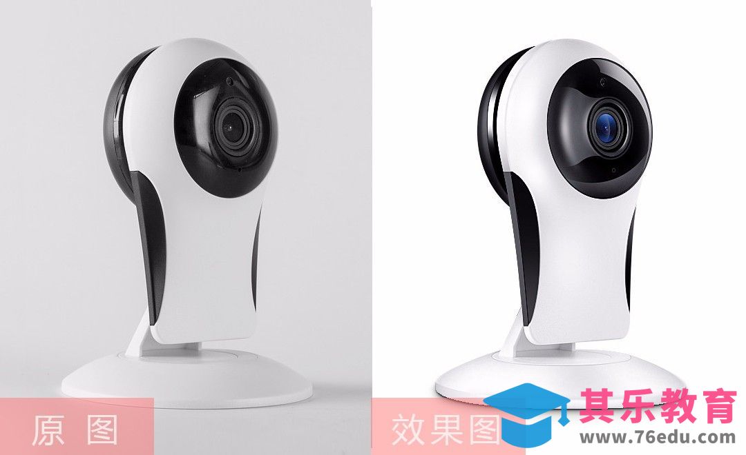 PS-白色摄像头精修[虎课网电商产品精修视频教程][最新PS修图教程全集MP4 ]-第1张图片-我要自学网