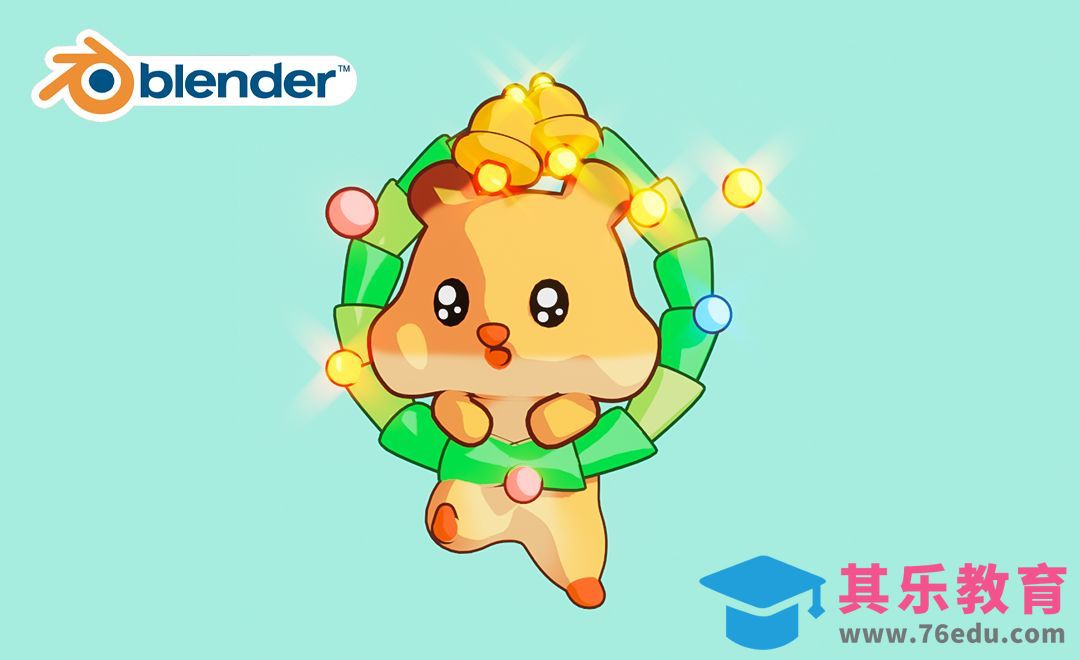 Blender-小仓鼠三渲二建模[虎课网Blender视频教程][Blender建模教程MP4教程全集 ]-第1张图片-我要自学网