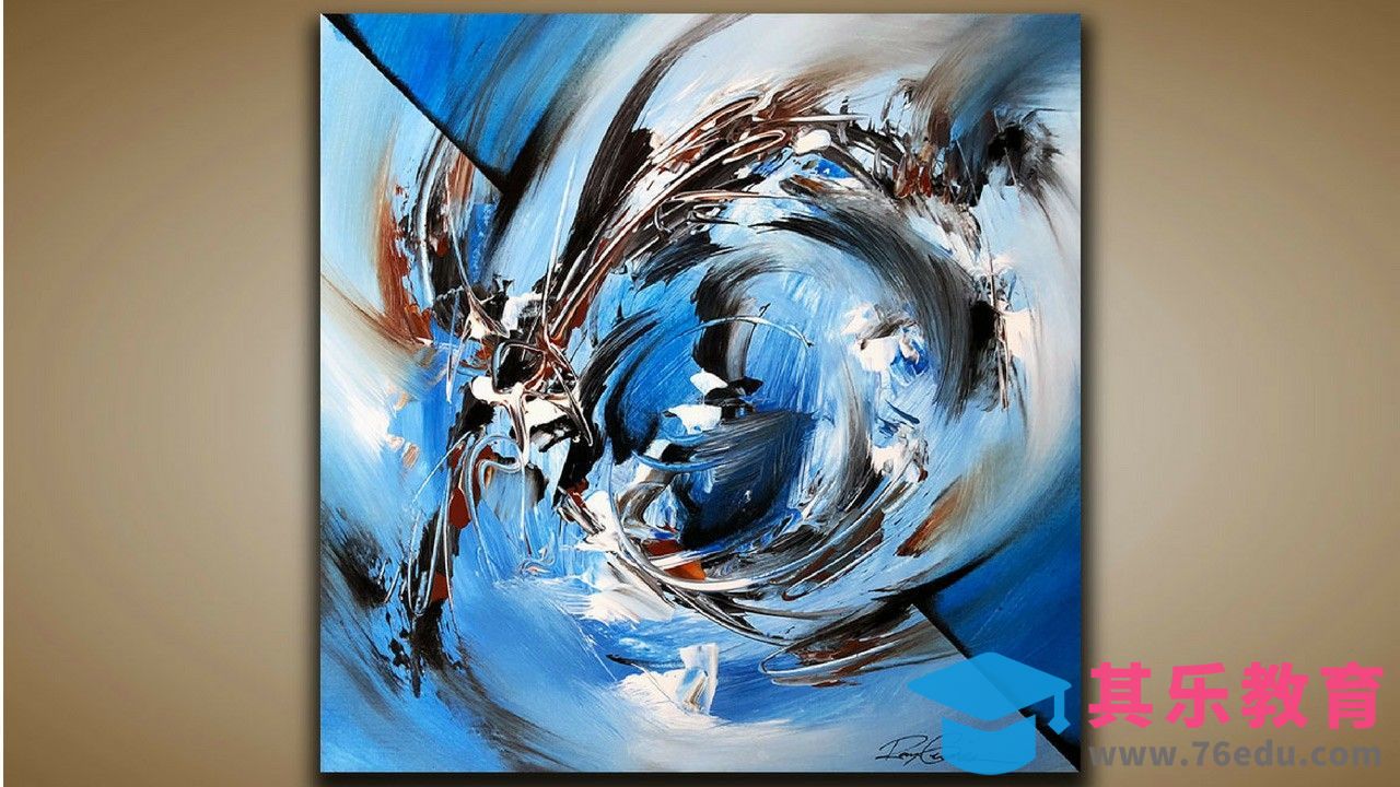 国外大神3分钟教你DIY抽象装饰画08[虎课网最新视频教程][免费高清MP4教程全集 ]-第1张图片-我要自学网