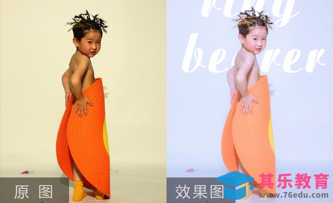 PS-儿童棚拍花童的后期教程[虎课网手机摄影入门视频教程][MP4产品摄影教程全集 ]-第1张图片-我要自学网