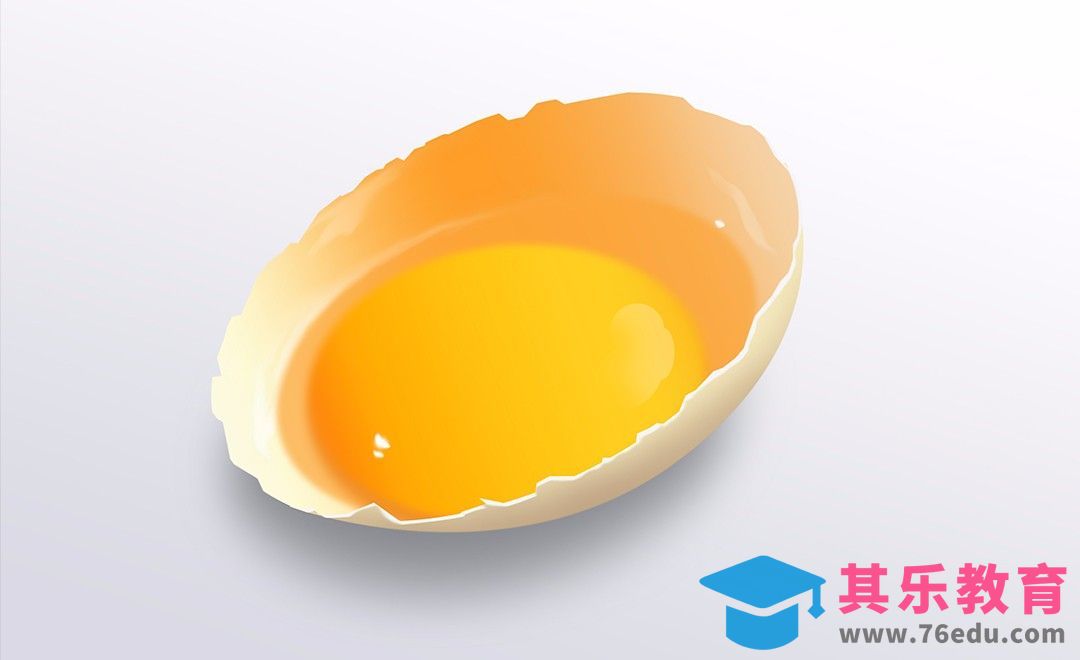 PS-鼠绘-逼真鸡蛋效果[虎课网绘画插画视频教程][ipad商业插画MP4教程全集 ]-第1张图片-我要自学网
