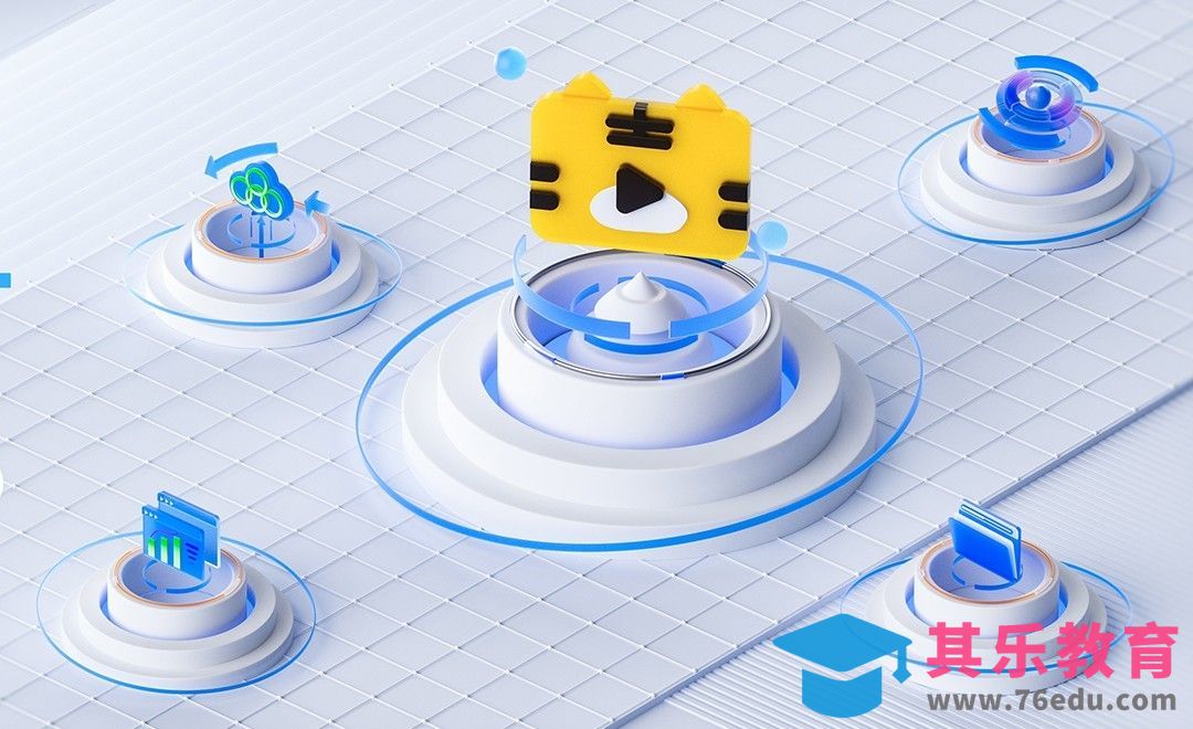 《C4D+OC-微软风格图-03建模》[虎课网C4D设计视频教程][产品数码建模MP4教程全集 ]-第1张图片-我要自学网