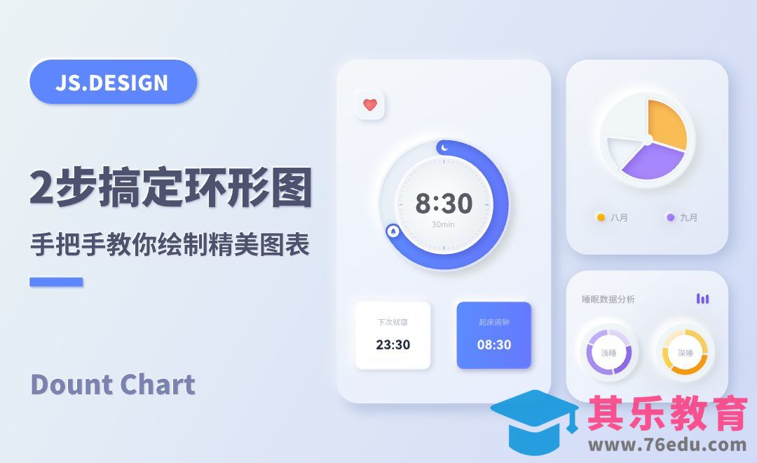 即时设计——UI界面环形图表设计[虎课网UI设计视频教程][UI设计教程全集MP4 ]-第1张图片-我要自学网