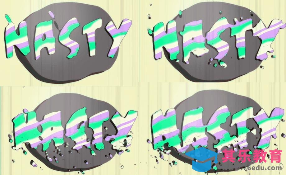 AE-Nasty液体流动文字[虎课网影视动画制作视频教程][MP4影视拍摄教程全集 ]-第1张图片-我要自学网