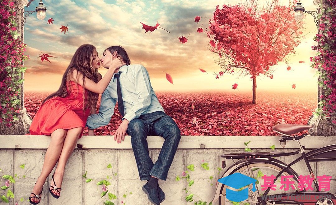 PS-情侣写真后期合成[平面设计视频教程][海报设计MP4高清全集 ]-第1张图片-我要自学网