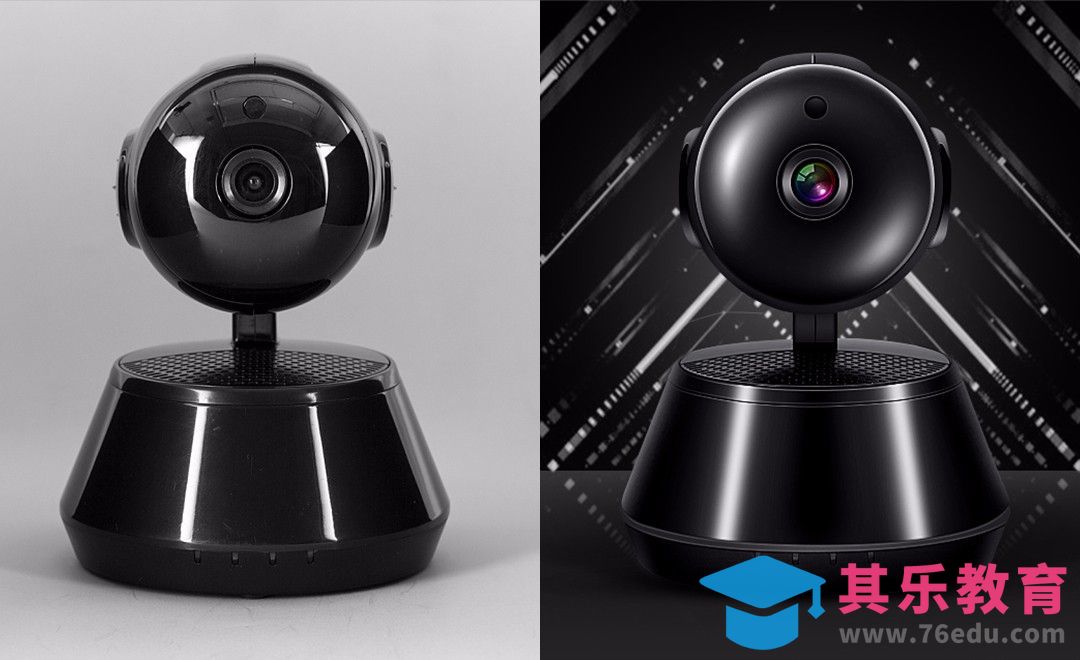 PS-黑色摄像头精修[虎课网电商产品精修视频教程][最新PS修图教程全集MP4 ]-第1张图片-我要自学网