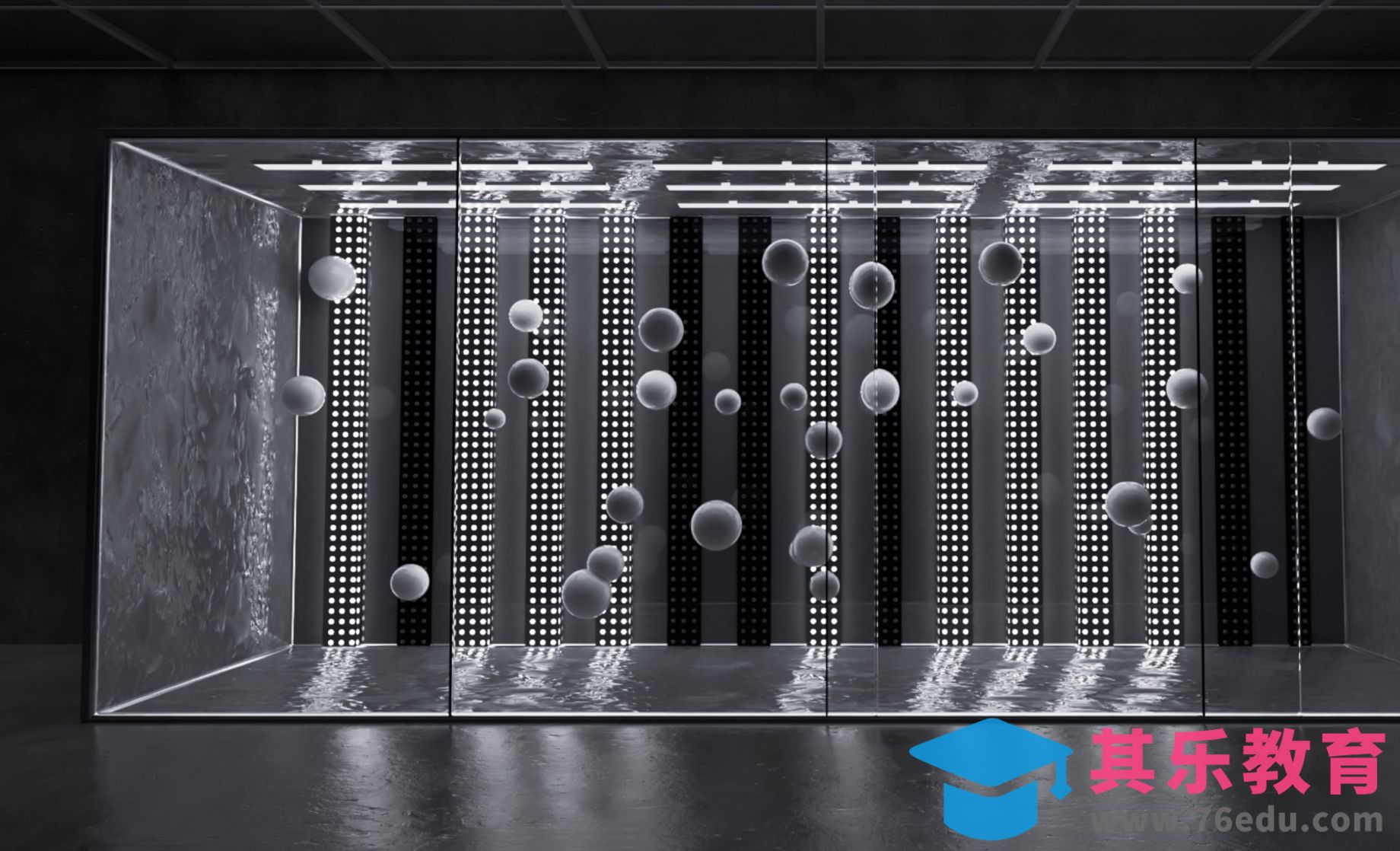 如何在C4D快速制作音乐节奏灯光闪烁[虎课网C4D设计视频教程][产品数码建模MP4教程全集 ]-第1张图片-我要自学网