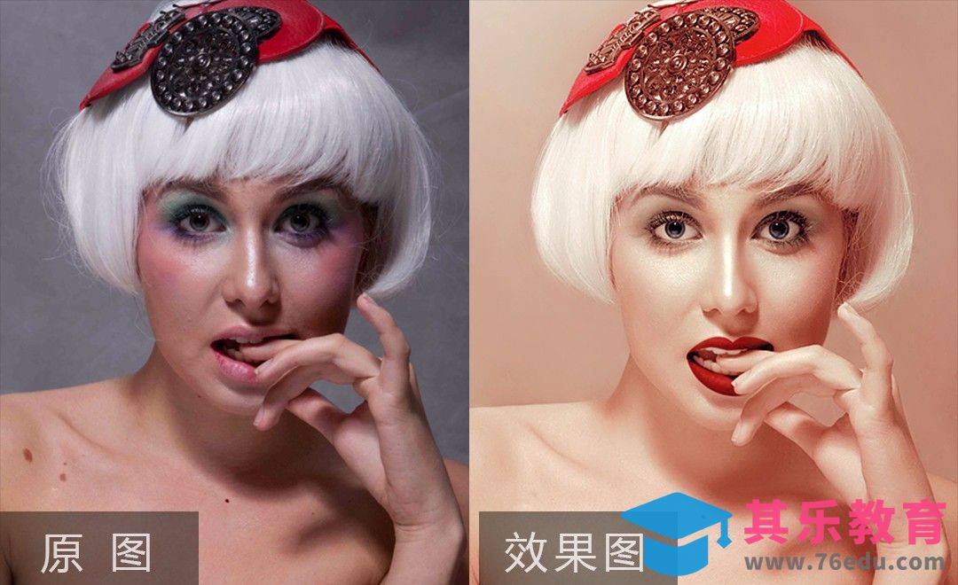 PS-暖调杂志人像精修[虎课网手机摄影入门视频教程][MP4产品摄影教程全集 ]-第1张图片-我要自学网