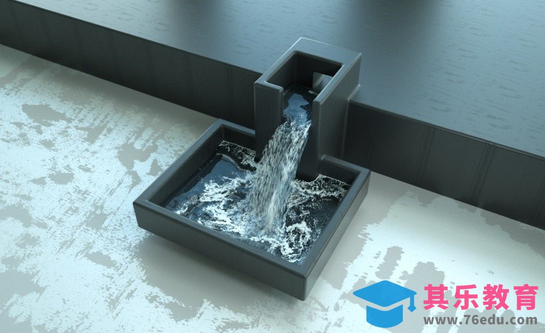 C4D+OC+XP-喷涌碰撞流体效果（上）[虎课网C4D设计视频教程][产品数码建模MP4教程全集 ]-第1张图片-我要自学网