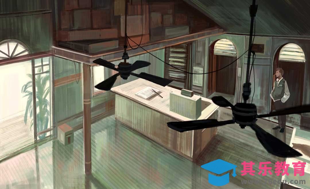 PS-板绘-场景插画-回忆视角[虎课网绘画插画视频教程][ipad商业插画MP4教程全集 ]-第1张图片-我要自学网