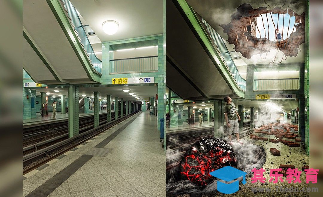 PS-城市废墟危机创意合成[平面设计视频教程][海报设计MP4高清全集 ]-第1张图片-我要自学网