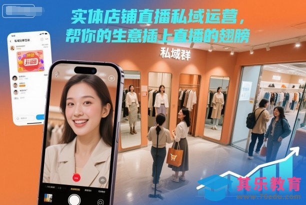 实体店铺直播私域运营，帮你的生意插上直播的翅膀-第1张图片-我要自学网