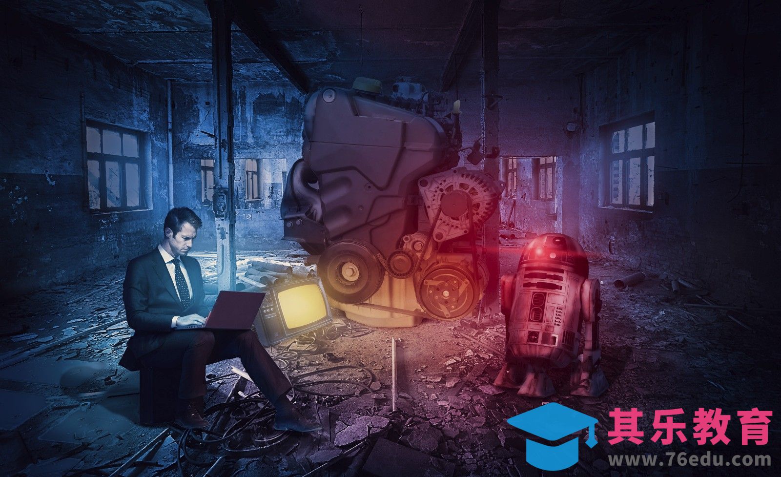 PS-三原色灯光效果合成[虎课网平面设计视频教程][图片排版配色MP4高清全集 ]-第1张图片-我要自学网