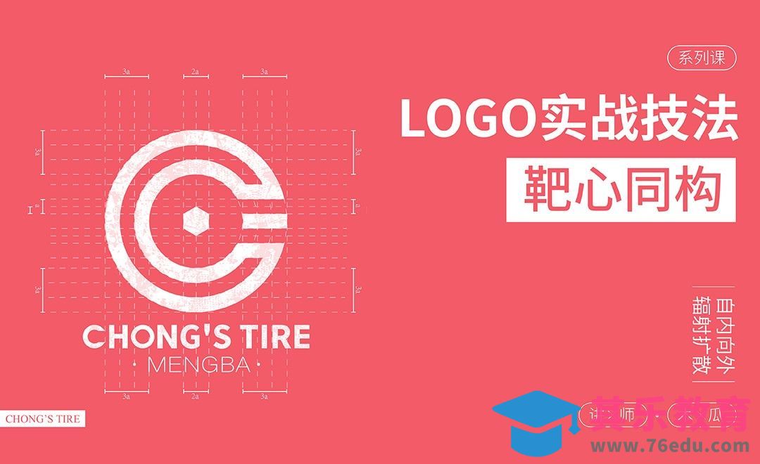 logo设计方法-01靶心同构法[虎课网品牌设计视频教程][logo包装设计教程全集MP4 ]-第1张图片-我要自学网