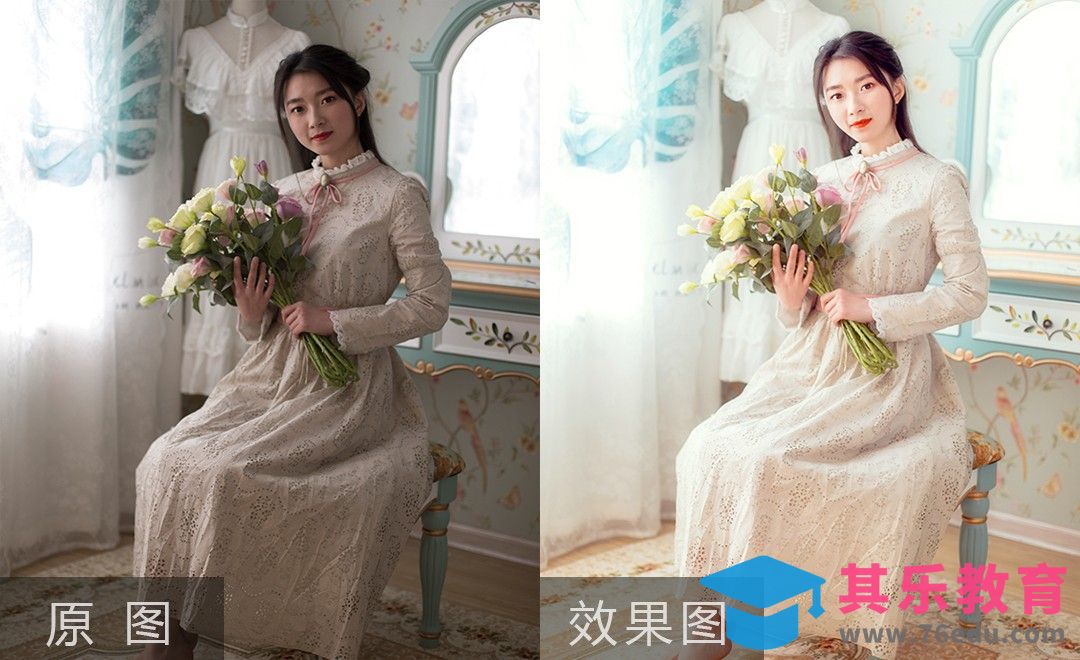 PS-灰暗室内人像后期唯美修片[虎课网手机摄影入门视频教程][MP4产品摄影教程全集 ]-第1张图片-我要自学网