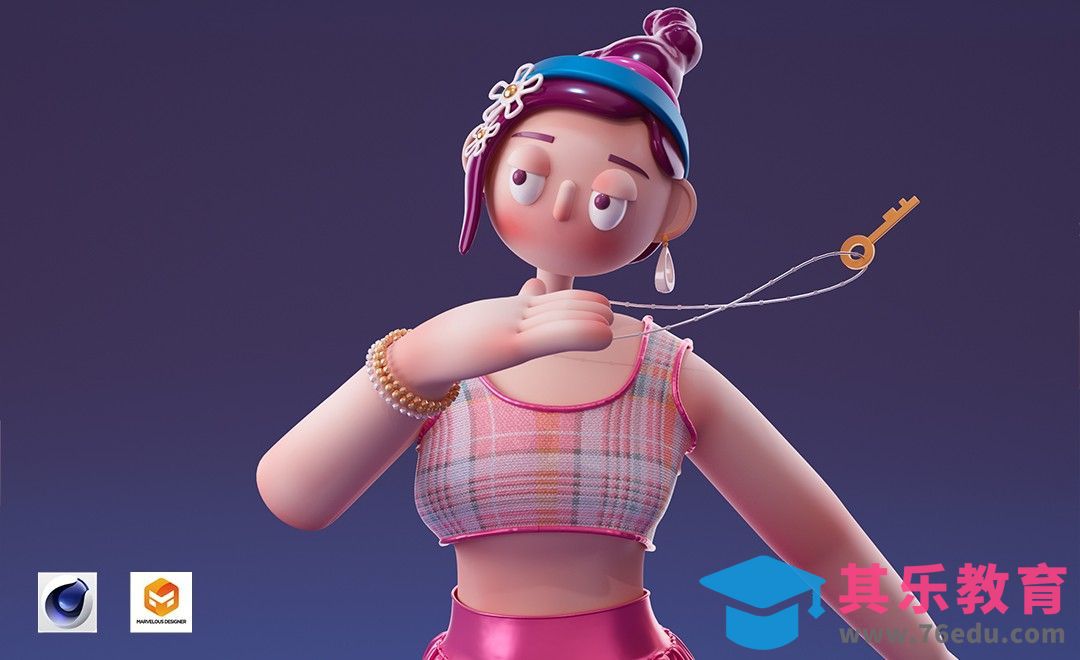 C4D+阿诺德-卡通角色身体建模[虎课网C4D设计视频教程][产品数码建模MP4教程全集 ]-第1张图片-我要自学网