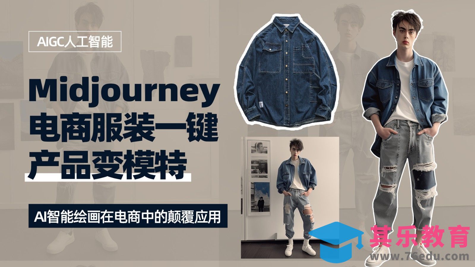 【一键产品变模特】AI电商应用[虎课网AICG人工智能视频教程][MP4高清全集 ]-第1张图片-我要自学网