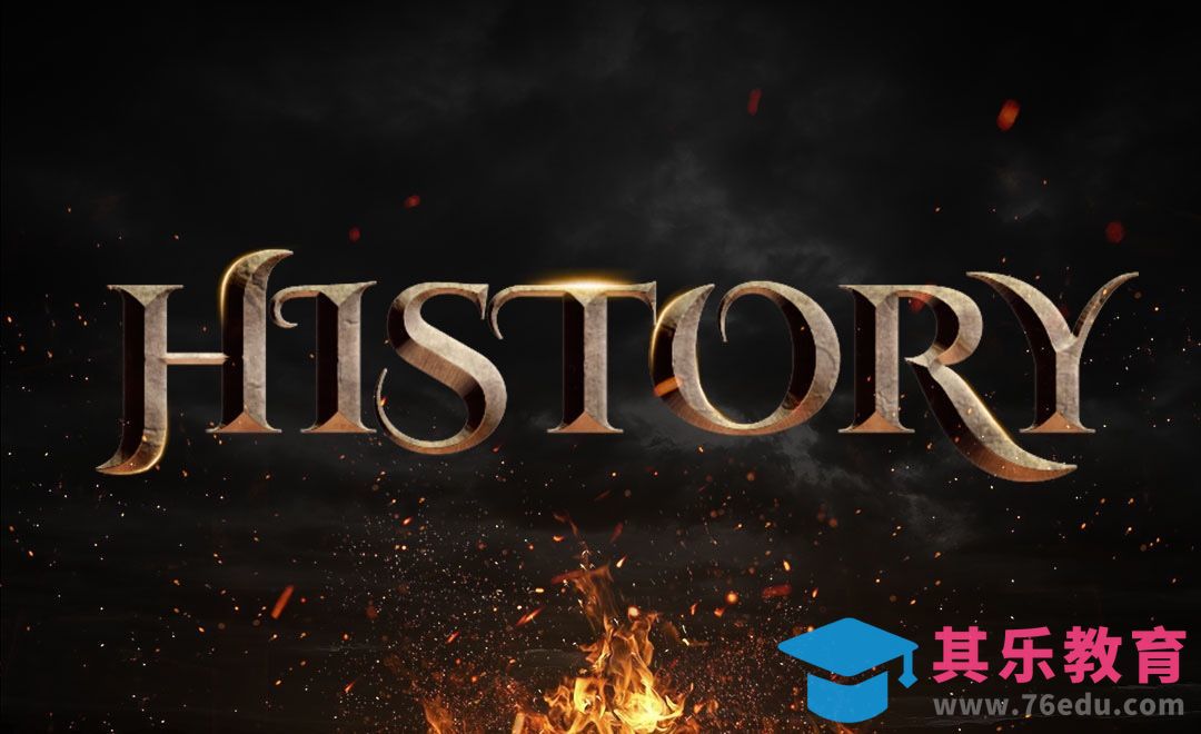 PS-金属质感 HISTORY[虎课网平面设计视频教程][字体设计教程MP4高清全集 ]-第1张图片-我要自学网