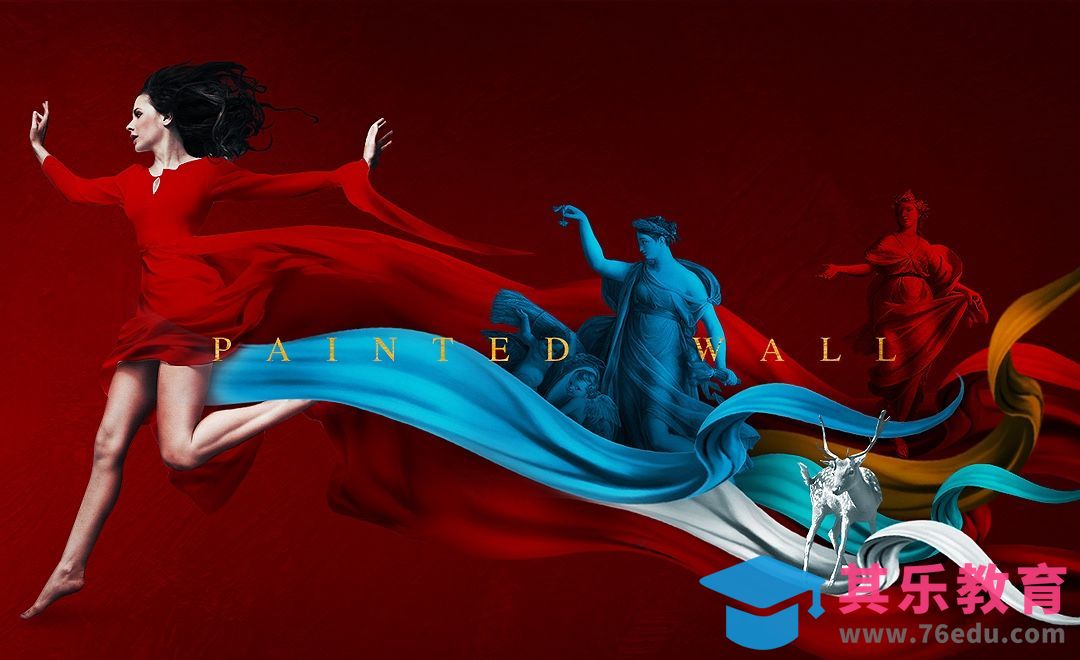 PS-女装油画风格海报[虎课网平面设计视频教程][图片排版配色MP4高清全集 ]-第1张图片-我要自学网