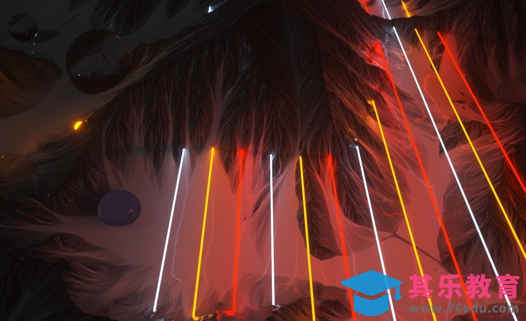 C4D-OC渲染发光山体制作[虎课网C4D设计视频教程][产品数码建模MP4教程全集 ]-第1张图片-我要自学网