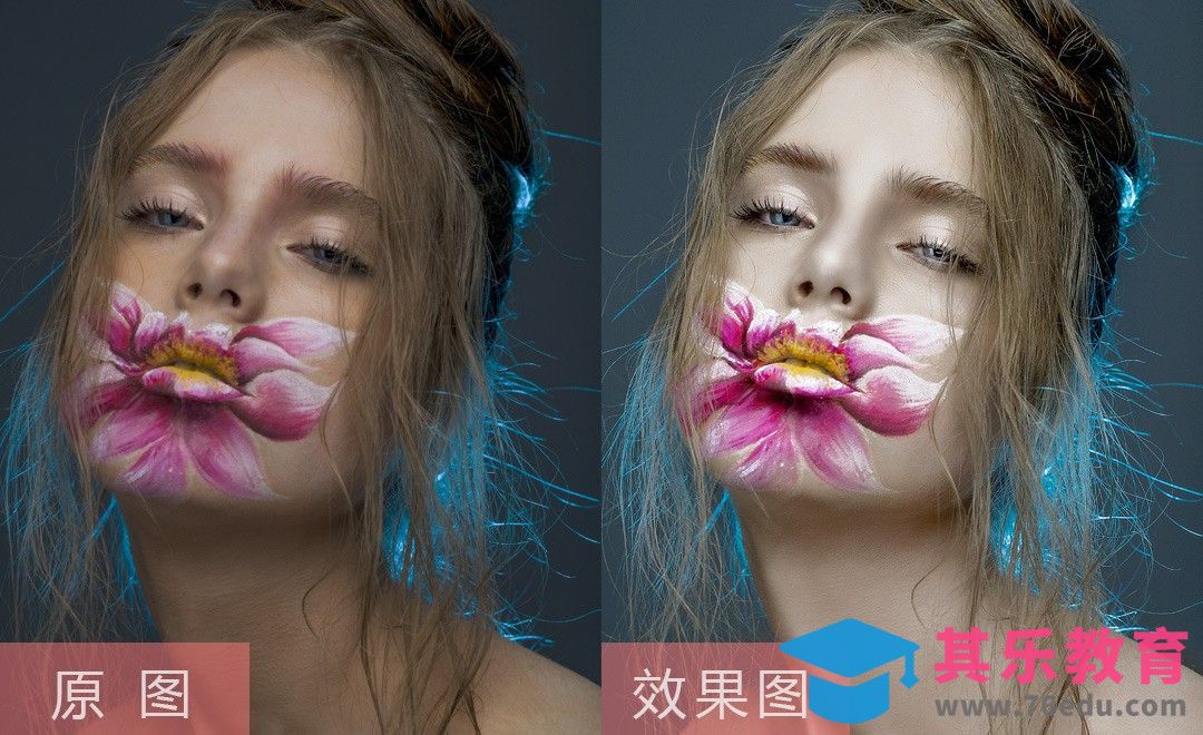 PS-彩妆模特快速修图[虎课网手机摄影入门视频教程][MP4产品摄影教程全集 ]-第1张图片-我要自学网