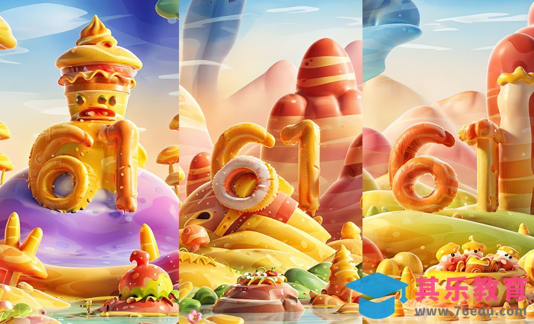 Stable Diffusion-快速产出商用61儿童节创意海报kv-Ai绘画[虎课网AICG人工智能视频教程][MP4高清全集 ]-第1张图片-我要自学网