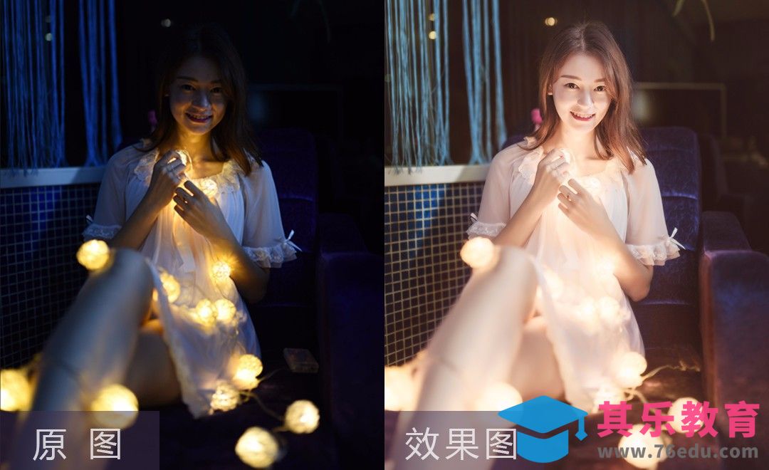 PS-小夜室内灯光影矫正 后期调色[虎课网手机摄影入门视频教程][MP4产品摄影教程全集 ]-第1张图片-我要自学网