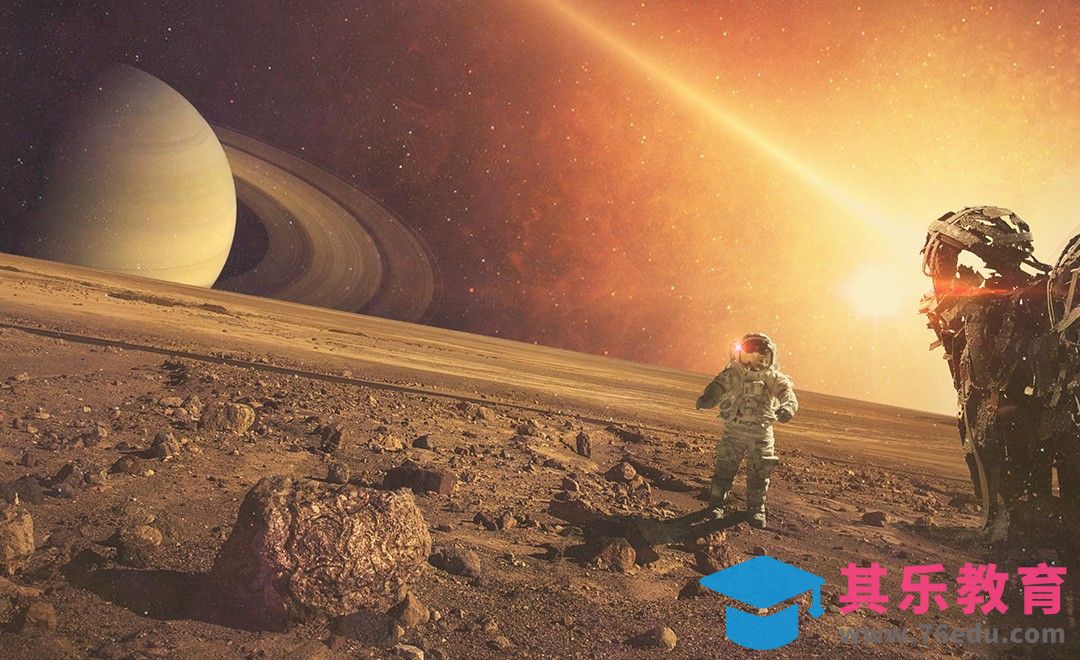 PS-火星探索-创意合成[平面设计视频教程][海报设计MP4高清全集 ]-第1张图片-我要自学网