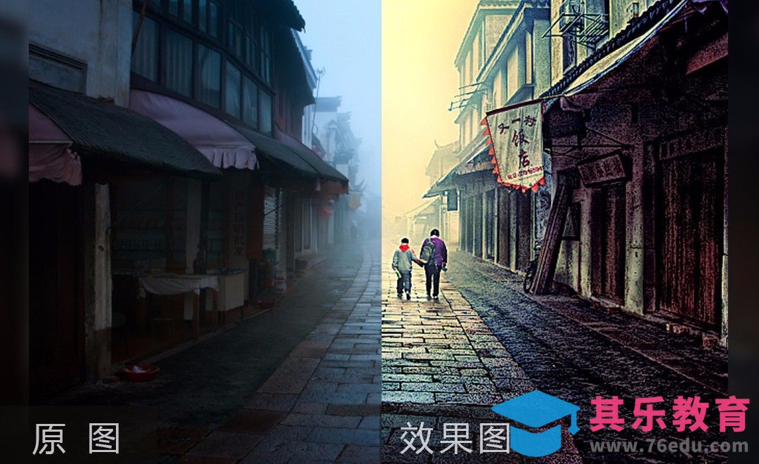 PS-小城记忆后期修片教程[虎课网手机摄影入门视频教程][MP4产品摄影教程全集 ]-第1张图片-我要自学网