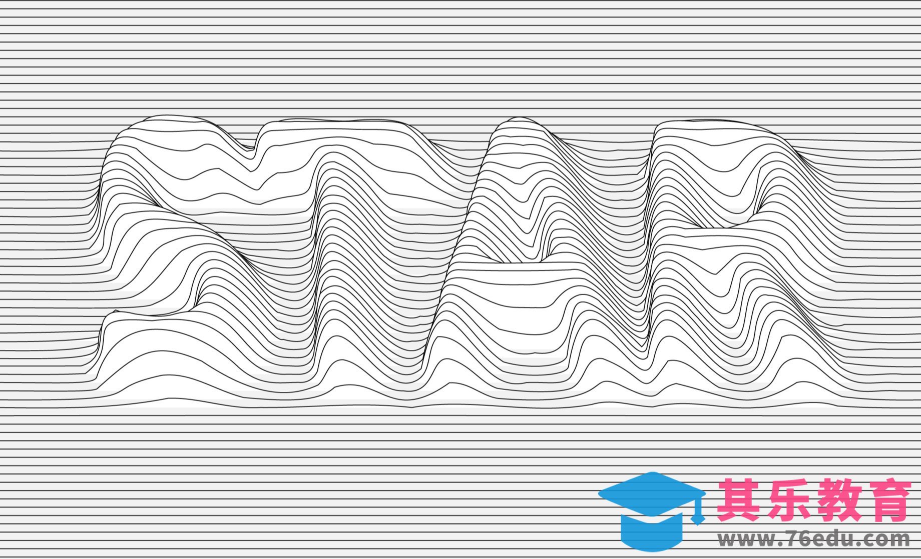 简约艺术的线条扭曲效果教程[虎课网平面设计视频教程][字体设计教程MP4高清全集 ]-第1张图片-我要自学网