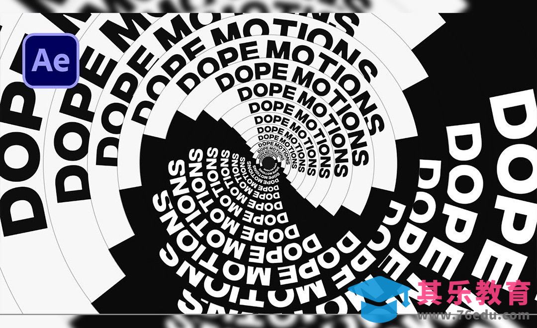 AE-创意文字旋转排版动画[虎课网最新视频教程][免费高清MP4教程全集 ]-第1张图片-我要自学网