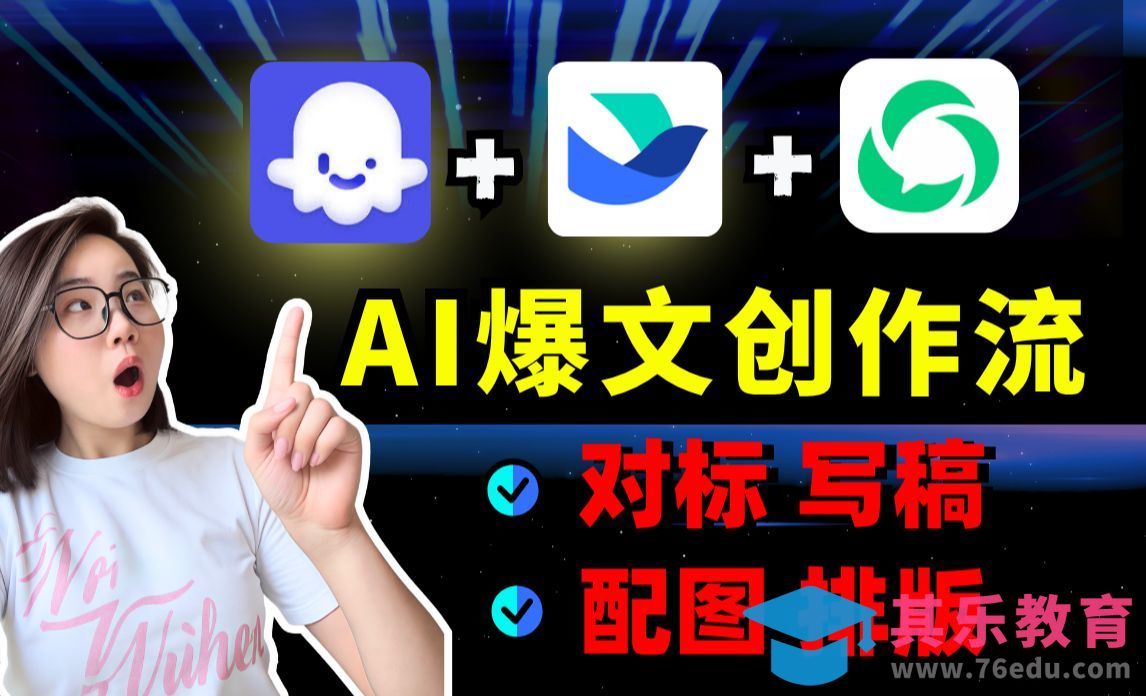 【内容人必看】一站实现找对标、写稿、配图、排版的 AI 工作流！[虎课网AICG人工智能视频教程][MP4高清全集 ]-第1张图片-我要自学网