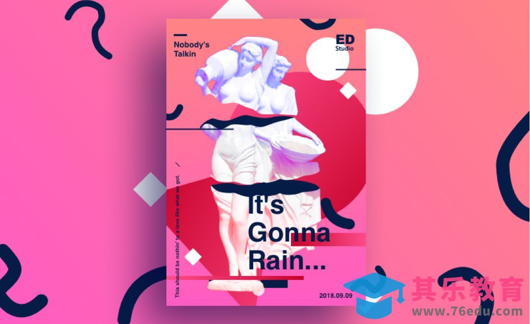 Sketch-后现代切割雕塑风格[虎课网平面设计视频教程][图片排版配色MP4高清全集 ]-第1张图片-我要自学网