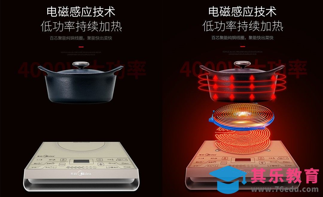 PS-电磁炉聚能加热特效[虎课网电商运营视频教程][最新电商教程全集MP4 ]-第1张图片-我要自学网