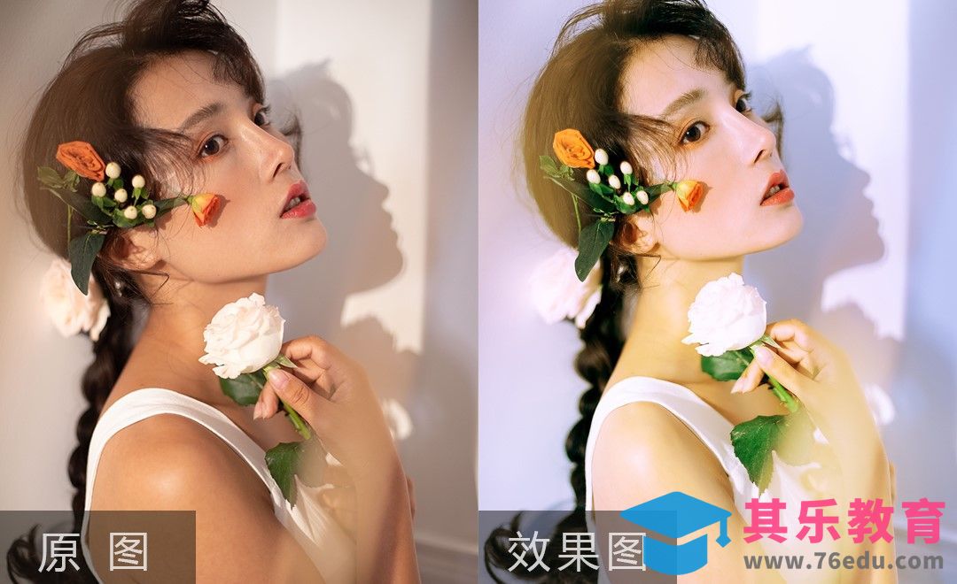 PS-鲜花造型人像精修[虎课网手机摄影入门视频教程][MP4产品摄影教程全集 ]-第1张图片-我要自学网