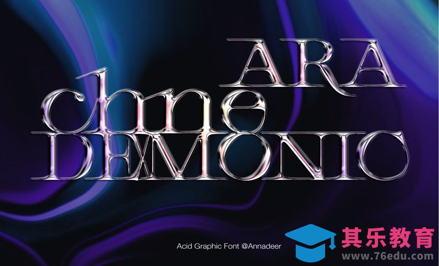 PS-酸性字体设计[虎课网平面设计视频教程][字体设计教程MP4高清全集 ]-第1张图片-我要自学网