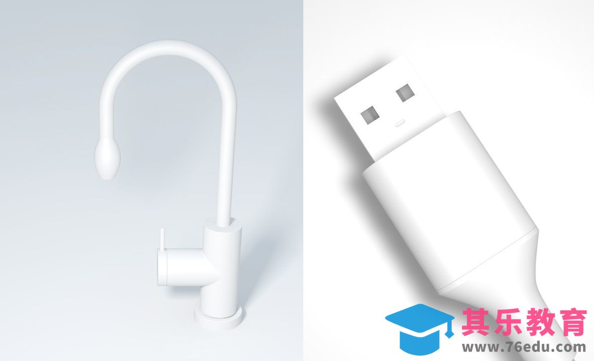 C4D-水龙头建模+数据线建模[虎课网C4D设计视频教程][产品数码建模MP4教程全集 ]-第1张图片-我要自学网