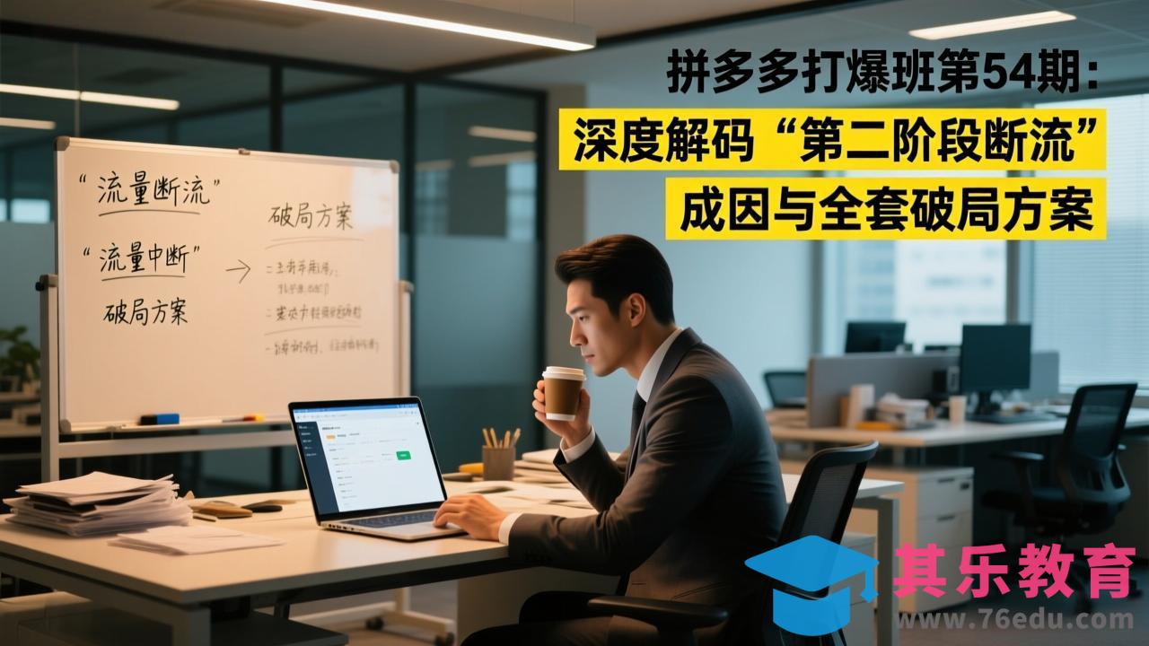 拼多多打爆班第54期：深度解码“第二阶段断流”成因与全套破局方案-第1张图片-我要自学网