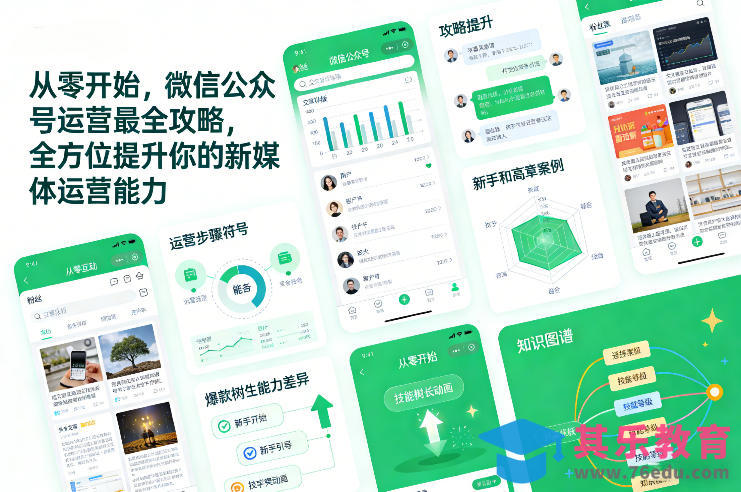 从零开始，微信公众号运营最全攻略，全方位提升你的新媒体运营能力-第1张图片-我要自学网