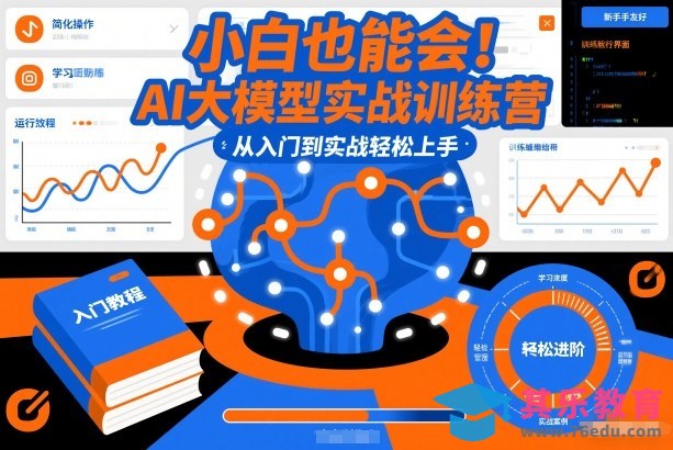 小白也能会!AI大模型实战训练营,从入门到实战轻松上手-第1张图片-我要自学网 小白也能会!AI大模型实战训练营,从入门到实战轻松上手-第1张图片-我要自学网