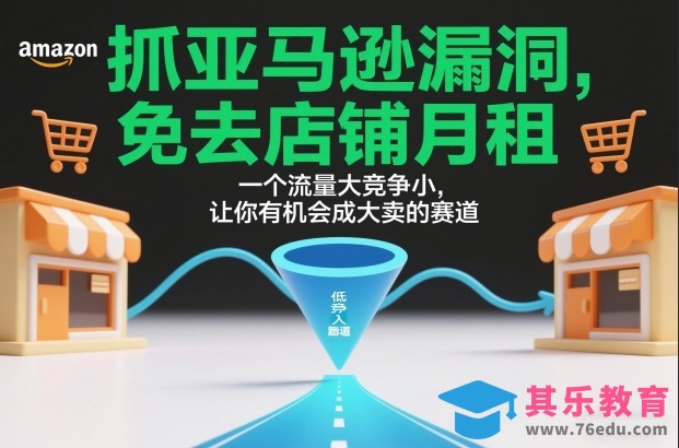 抓亚马逊漏洞，免去店铺月租，一个流量大竞争小，让你有机会成大卖的赛道-第1张图片-我要自学网