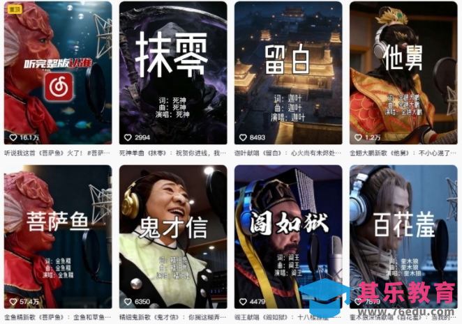 AI西游记人物(黑熊精)唱歌视频制作教学，21条作品涨粉27W，保姆级攻略-第2张图片-我要自学网